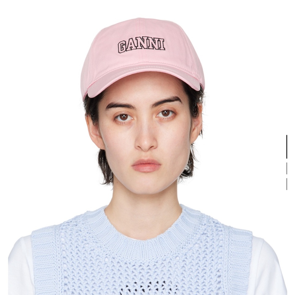 AUTHENTIC BNWT Ganni Hat (Pink)